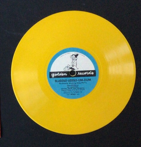 1950s vintage Golden Record Snow White Bluddle Uddle Um Dum Walt Disney - Picture 3 of 6