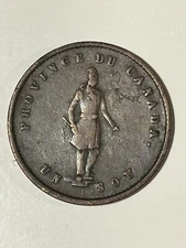 CANADA 1852 Bank of Upper Canada Half Penny Token