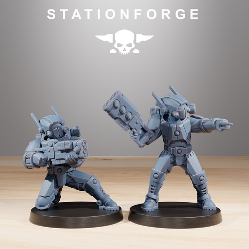 Tarion Clone Droid Warrior Infantry x 10, Fire Team, Stationforge - Picture 4 of 6