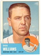 1963 TOPPS #328 Dick Williams  Excellent Raw