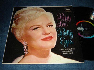 Peggy Lee - Pretty Eyes LP 1960 Capitol Mono nice VG+ Billy May arranged