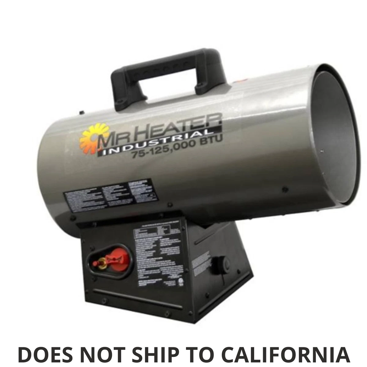 Mr. Heater 75,000 to 125,000 BTU Forced Air Propane Industrial Jobsite  Heater | eBay
