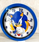 Sonic the Hedgehog 10” Wall Clock KIDS ROOM    TESTED