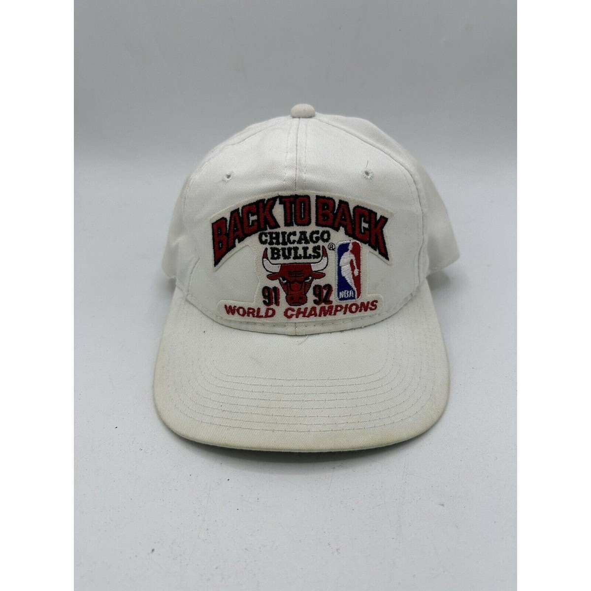 Vintage Chicago Bulls Hat Sports Specialties White Twill Snapback