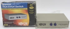 Tripp Lite Manual VGA SVGA Switch B112-002-R Adapter box