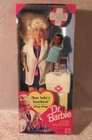 VINTAGE 1993 "DR. BARBIE" DOLL w/MAGIC STETHOSCOPE & TINY PATIENT #11160 NRFB