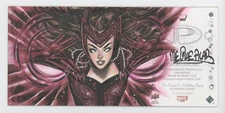 Upper Deck Marvel Premier Melike Acar Sketch Scarlet Witch Rogue Wasp Thor