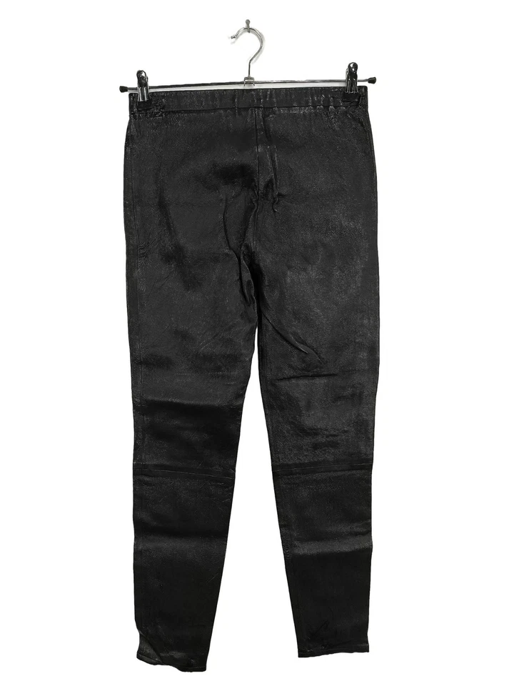 J BRAND Pantalon en cuir Dames Pantalon T EU 38 noir style décontracté - Photo 2/4