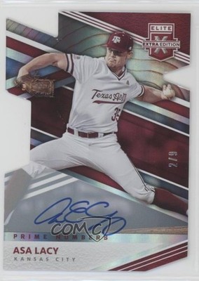 2020 Panini Elite Extra Edition 2/9 Asa Lacy #4 Auto 06z2