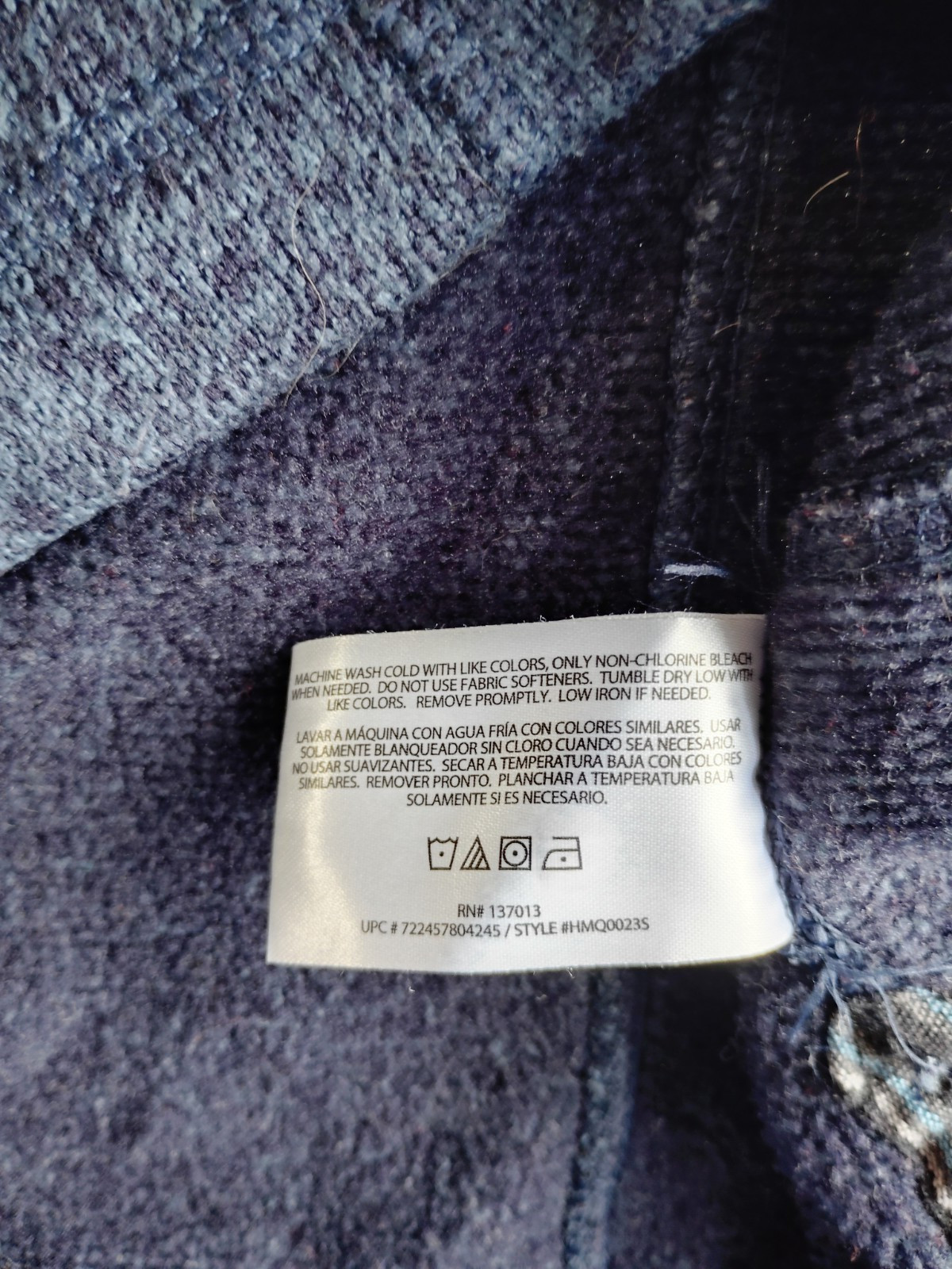 Woolrich Sweater Men Blue Pullover Fleece Quarter Zip Outdoor Hiking Preppy L image 7