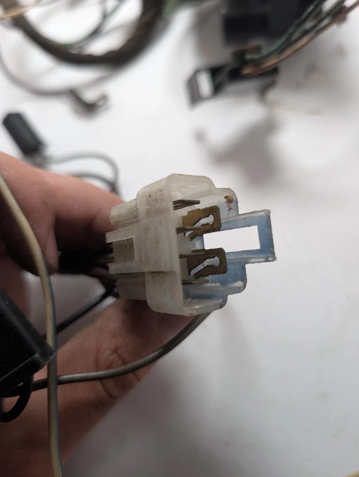 Arnés de cableado de tablero Pontiac GTO LeMans Tempest 1967-69 con bloque de fusibles OEM COMO ESTÁ Foto 4 de 4