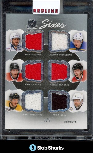 2016 THE CUP OVECHKIN/KANE/MARCHAND/TARASENKO /PANARIN/KESSEL SIXES JERSEY /5