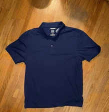 Men’s Cutter And Buck Polo Blue Size L Brand New