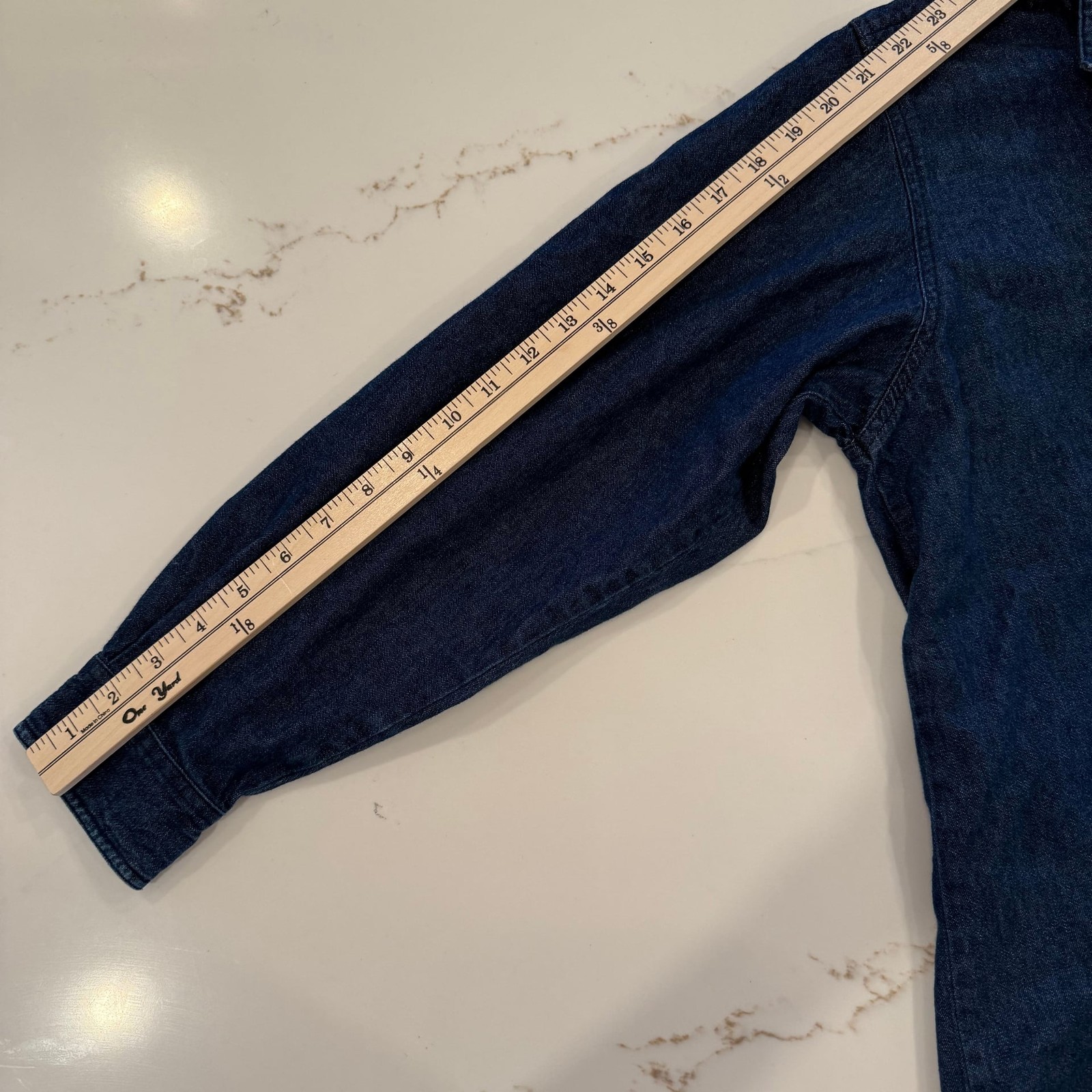 Style Studio Embroidered Denim Button Down Shirt … - image 6