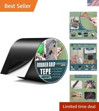 Anti Slip Grip Tape Black Rubber Textured Non Slip Durable 4x10ft