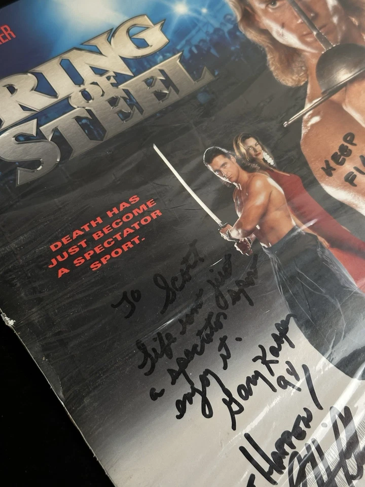 Ring of Steel (Laserdisc, 1994) with signature Foto 4 de 4