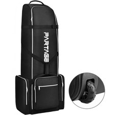 Golf Travel Bag with Wheels,Golf Travel Case for Airlines -Black
