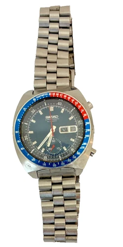 Vintage Seiko Pogue Pepsi Men's Chronograph 6139-6002 Automatic