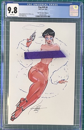 POP KILL #4 CGC 9.8 SVETA SHUBINA PINUP VARIANT LTD 100 Cvr B