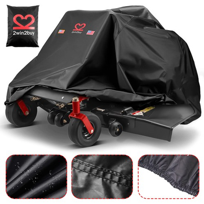 #ad 60quot; Zero Turn Lawn Mower Cover Heavy Duty Outdoor Waterproof UV Rain Protector $35.49