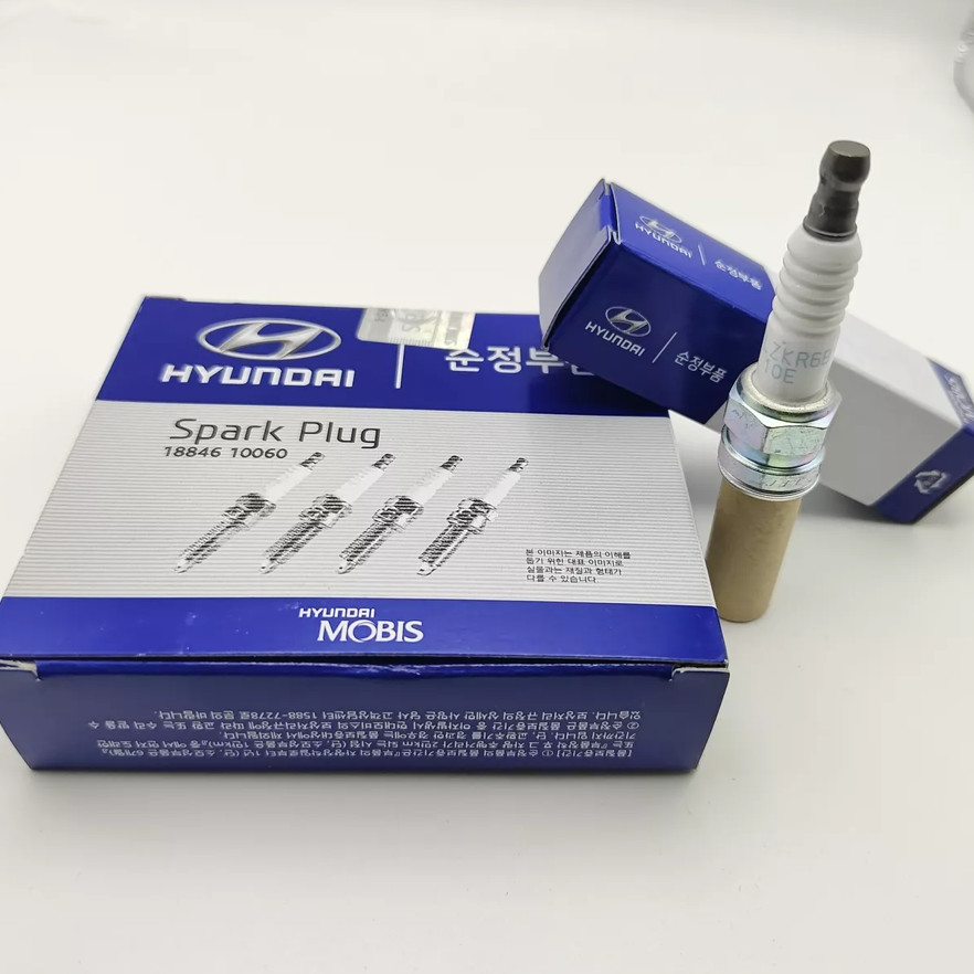 4x Iridium SILZKR6B10E Spark Plugs 18846-10060 For Hyundai ACCENT KIA RIO SOUL