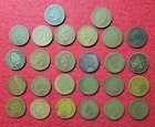 1880 Indian Head One 1c Cent Lot Of 26 Coins