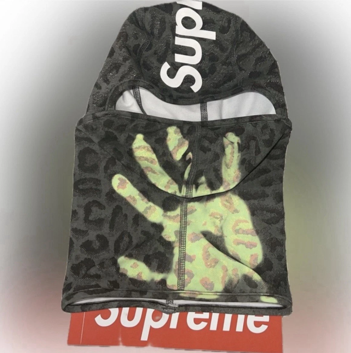Supreme Heat Reactive Balaclava Leopard Pattern Shiesty Ski Mask