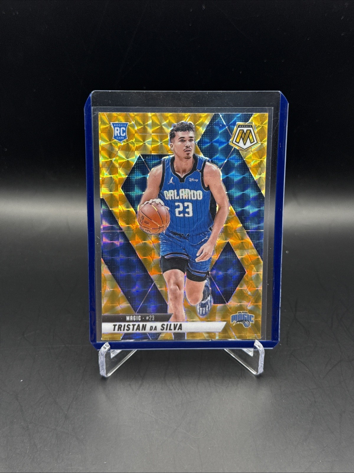 Tristan Da Silva 2024-25 Panini Mosaic Prizm Yellow Reactive (RC) #230 Magic
