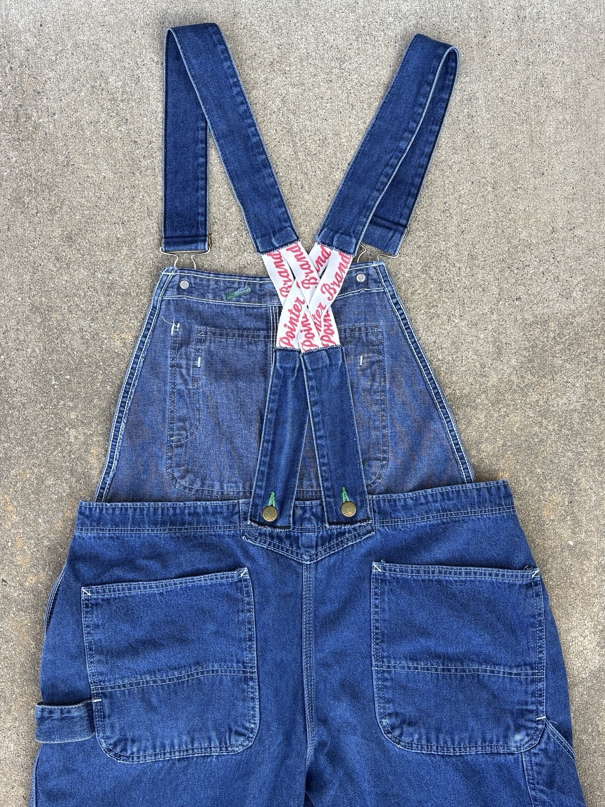 Pointer Brand Denim Overalls w/RARE POINTER BRAND… - image 5