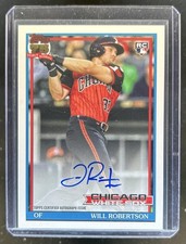 2026 Topps Will Robertson 1991 Auto RC Rookie #91A-ROB White Sox