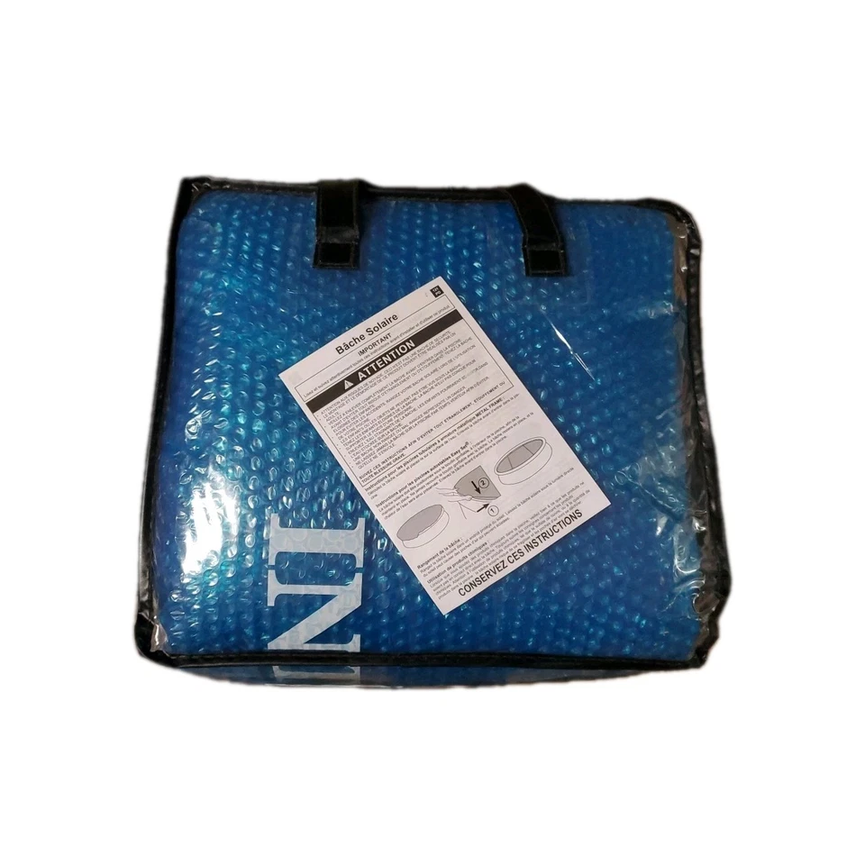 INTEX 28012E Solar Pool Cover: for 12ft Round Easy Set and Metal Frame Pools – - Image 2 of 2