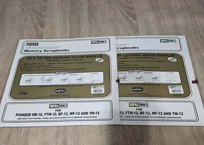Pioneer Universal Top-Loading Page Protectors 5 Sheets -12"X12" (Set Of 2) - Image 1 of 4