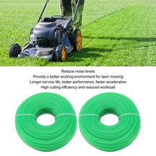 —Grass Strimmer Line 2Pcs Durable 100meter 1.6mm Low Noise Trimmer Nylon Line 0.09 per metre