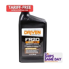 Driven Oil 3006, One Fr20 5W20 Synthetic Oil 1 Qt Bottle Performance Racing Part