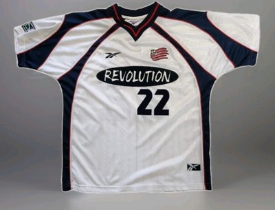 Vintage Reebok MLS 1998-1999 New England Revolution Lalas Rare