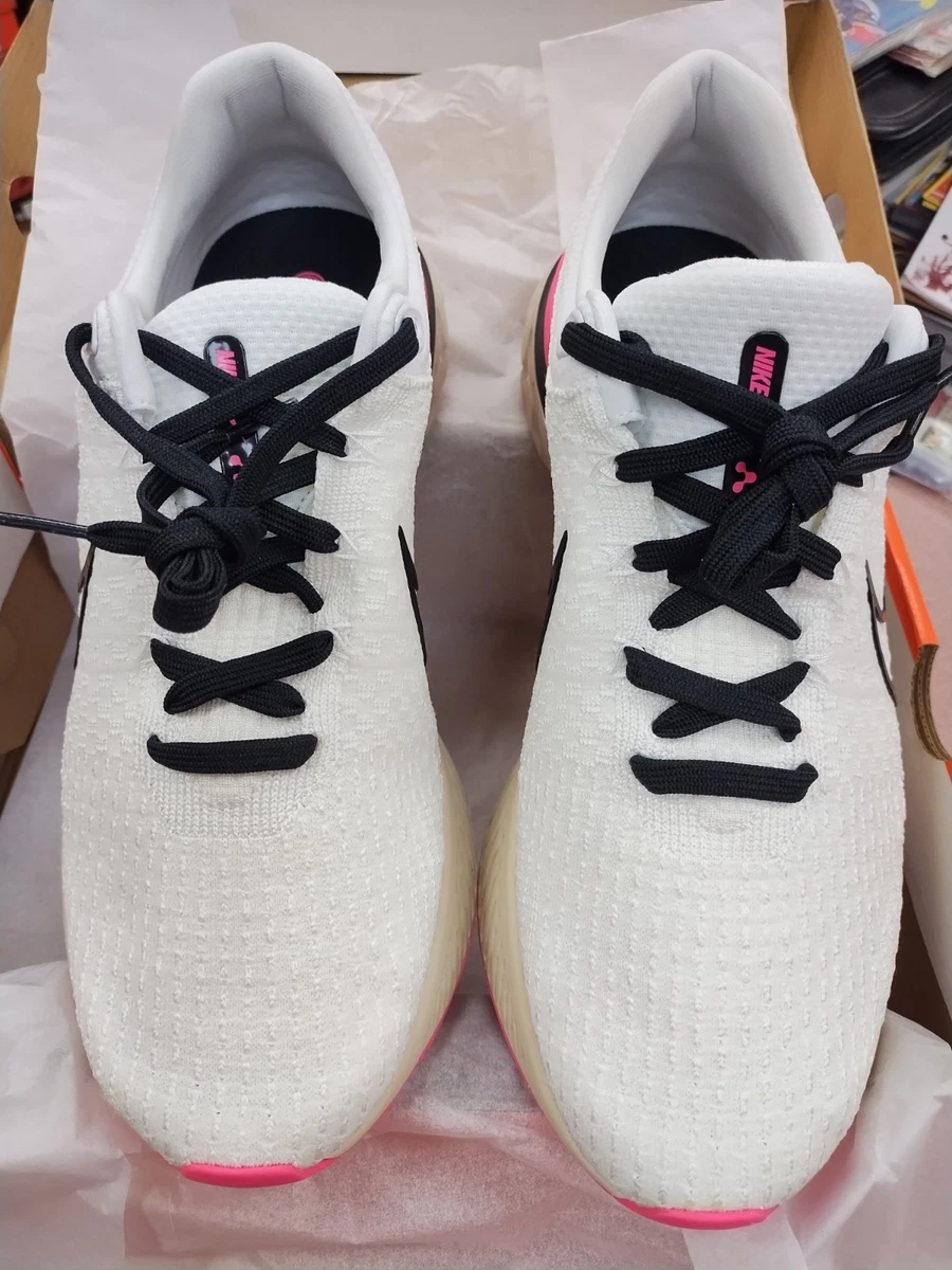 Preços baixos em Nike React Infinity Run Flyknit 3 Black White | eBay