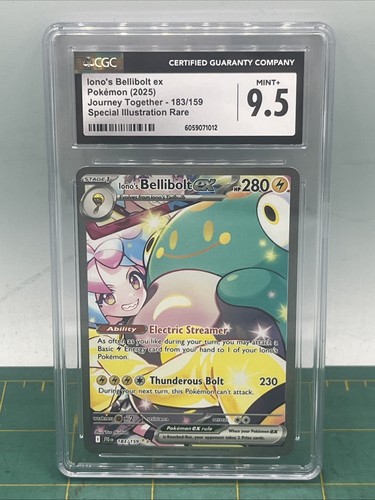 Iono's Bellibolt ex graded CGC 9.5 for sale on eBay
