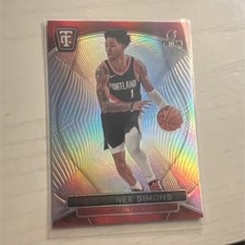 2024-25 Panini Totally Certified Anfernee Simons #95 Portland Trail Blazers