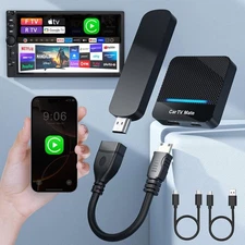 Car TV Mate Pro with Wireless Car Play Adapter, 2 in 1 HDMI Multimedia Adapte...