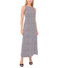 Vince Camuto Womens Floral Maxi Dress, black, M