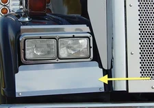 Freightliner Classic XL Long Hood Lower Fender Guards By RoadWorks