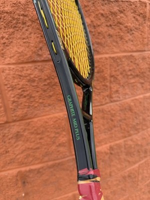 Prince Graphite midplusラケット Prince Original Graphite Midplus Tennis Racket 4 Stripe 4 1/2 Grip