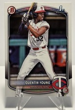 2025 Bowman Draft Quentin Young #BD-92 1st Bowman Prospect Minnesota Twins
