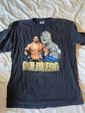 Vintage Goldberg WCW wrestling Double Sided Shirt XL Global Select