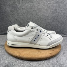 ECCO Mens Golf Shoes Size 11.5 White Spikeles...