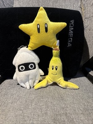 Super Mario Kart Wii Plush Set 2009 Blooper Banana Star Rare Japan Prize Crisp