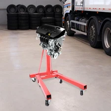 2000 lbs Folding Motor Hoist Dolly Mover Jack Auto Repair Engine Hoist Stand