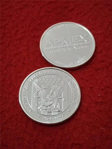 American Precious Metal's x2 1/2 TROY oz PROOF .999 FINE SILVER ROUND'S #MF-1159