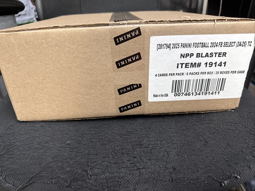 2024 panini select football Blaster Box Case Of 20 Boxes [ Shipping Double Boxed - Picture 4 of 4
