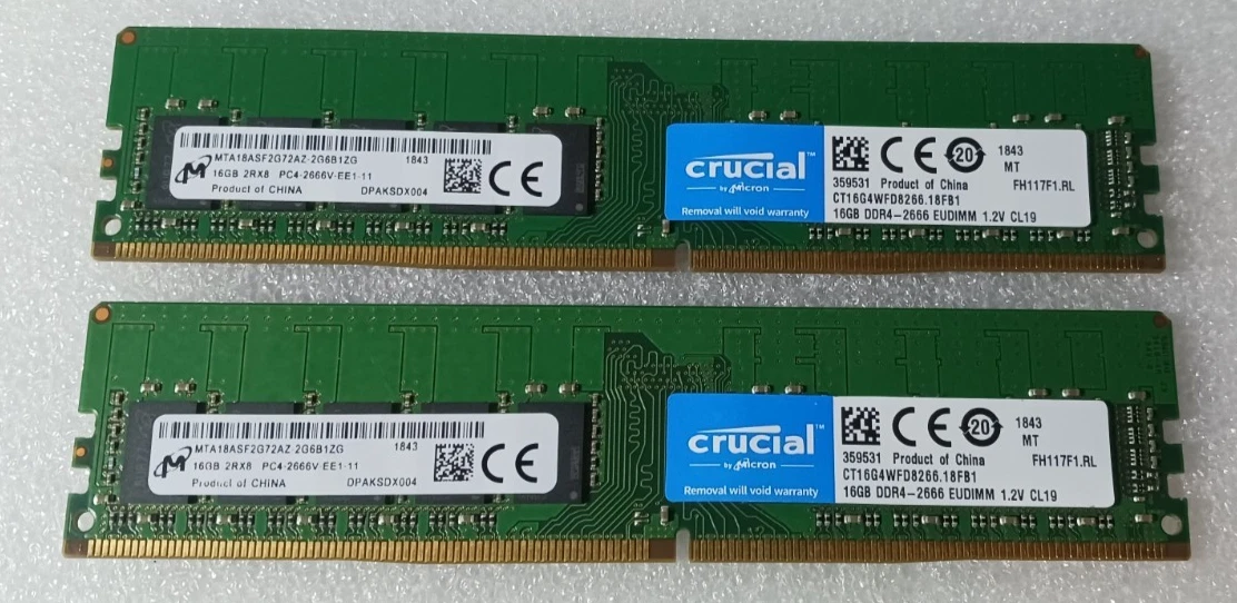 32GB DDR4 SDRAM (PC4-21300/16GBx2/2チャネル) 25+ 32GB PC4-21300 DDR4 SDRAM for sale | Updated Oct 2026